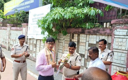 ଡିସିପି କାର୍ଯ୍ୟାଳୟ ସମ୍ମୁଖରେ ଜଳଛତ୍ର ଶୁଭାରମ୍ଭ