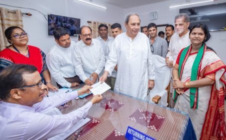 କଣ୍ଟାବାଞ୍ଜିରୁ ନାମାଙ୍କନ ଦାଖଲ କଲେ ନବୀନ ପଟ୍ଟନାୟକ