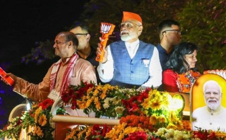 ଭୁବନେଶ୍ୱରରେ ପ୍ରଧାନମନ୍ତ୍ରୀ ମୋଦୀଙ୍କ ରୋଡ଼ ସୋର କିଛି ଝଲକ