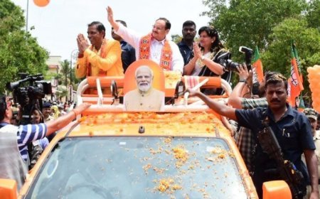 ଭୁବନେଶ୍ୱରରେ ଜେପି ନଡ୍ଡାଙ୍କ ରୋଡ୍ ସୋ