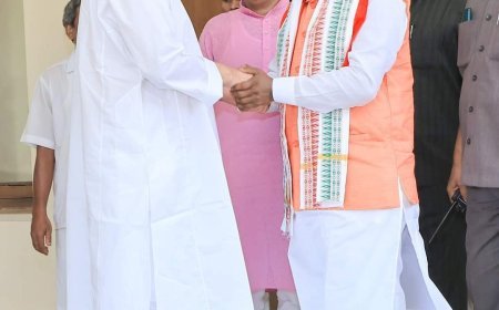 ନବୀନଙ୍କୁ ଶପଥ ଗ୍ରହଣ ସମାରୋହକୁ ନିମନ୍ତ୍ରଣ କଲେ ଭାବି ମୁଖ୍ୟମନ୍ତ୍ରୀ