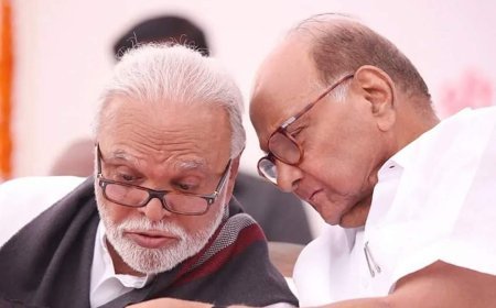 अचानक शरद पवार के घर पहुंचे अजित गुट के छगन भुजबल