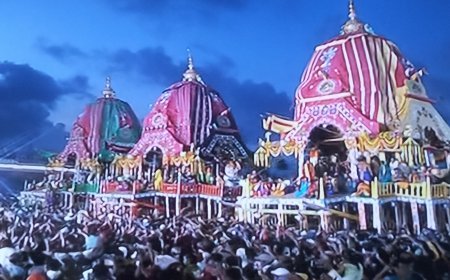 ରଥ ଉପରେ ସୁନାବେଶରେ ସଜ୍ଜିତ ହୋଇଛନ୍ତି ଚତୁର୍ଦ୍ଧାମୂର୍ତ୍ତି, ଦେଖନ୍ତୁ ଝଲକ...