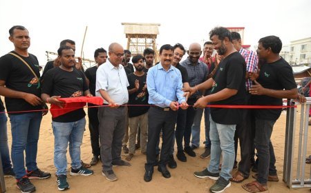 ପୁରୀ ସମୁଦ୍ର ବେଳାଭୂମିରେ ଉଦ୍ଘାଟନ ହେଲା 'ବିଚ୍ ପାଭିଲିୟନ୍'