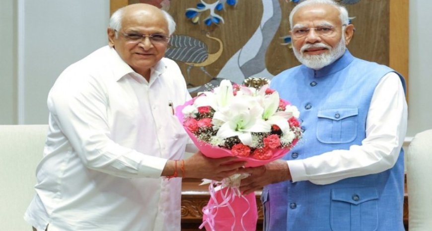 PM मोदी ने गुजरात के मुख्यमंत्री भूपेन्द्र पटेल को दी जन्मदिन पर शुभकामनाएं