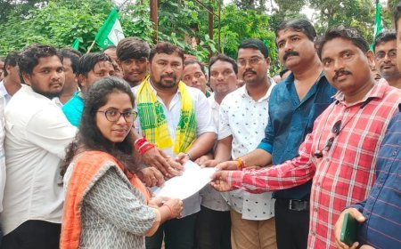 ଭତ୍ତାଧାରୀଙ୍କୁ ଠକିଲା ବିଜେପି ; ବ୍ଲକ ସମ୍ମୁଖରେ ବିଜେଡିର ବିକ୍ଷୋଭ