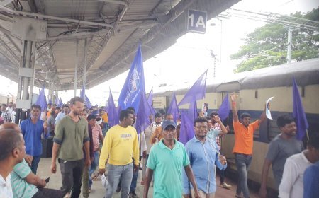 ସମ୍ବଲପୁରରେ ୧୨ ଘଣ୍ଟିଆ ବନ୍ଦ ପାଳନ, ଟ୍ରେନ୍ ଚଳାଚଳ ପ୍ରଭାବିତ