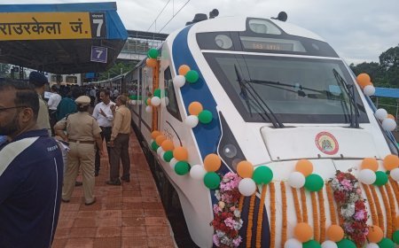 ରାଉରକେଲାଠାରୁ ହାଓଡା ବନ୍ଦେ ଭାରତ ଟ୍ରେନର ଶୁଭାରମ୍ଭ