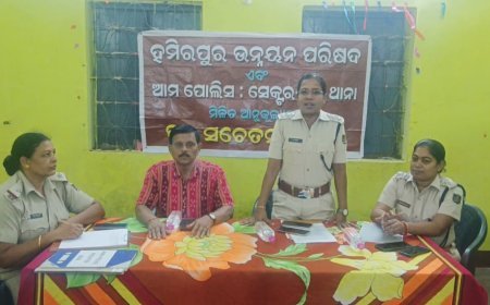 ସେକ୍ଟର ୧୯ ଥାନାର ଆମ ପୁଲିସର ଜନ ସଚେତନତା କାର୍ଯ୍ୟକ୍ରମ