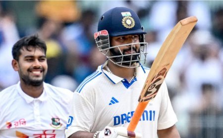 ऋषभ पंत के शतक से चमका चेन्नई टेस्ट