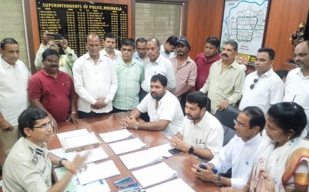 ରାଉରକେଲାର ଆଇନ୍ ଶୃଙ୍ଖଳା ପରିସ୍ଥିତି ନେଇ କଂଗ୍ରେସ ପକ୍ଷରୁ ଜିଲ୍ଲା ଆରକ୍ଷୀ ଅଧିକ୍ଷକଙ୍କୁ ସାକ୍ଷାତ