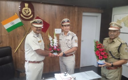 ପଶ୍ଚିମାଞ୍ଚଳ ରେଞ୍ଜ ଡିଆଇଜି ଭାବେ କାର୍ଯ୍ଯ ଭାର ଗ୍ରହଣ କଲେ ବ୍ରିଜେଶ କୁମାର ରାୟ