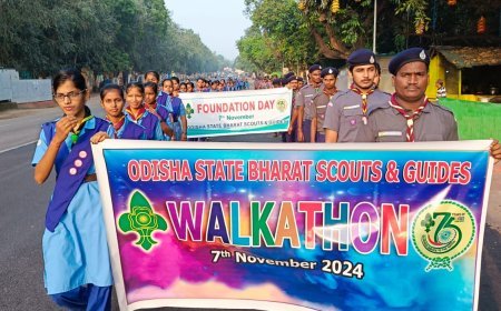 ସ୍କାଉଟ୍ ଗାଇଡ଼୍ର ପ୍ରତିଷ୍ଠା ଦିବସ ପାଳିତ