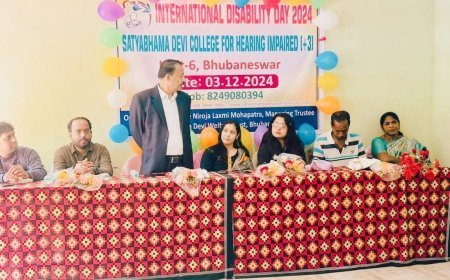 ସତ୍ୟଭାମା ଦେବୀ ମୁକ-ବଧିର ମହାବିଦ୍ୟାଳୟରେ ଅନ୍ତର୍ଜାତିକ ଭିନ୍ନକ୍ଷମ ଦିବସ ପାଳିତ