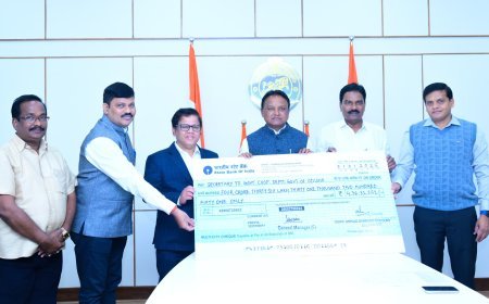 ରାଜ୍ୟ ପଣ୍ୟାଗାର ନିଗମ ପକ୍ଷରୁ ମୁଖ୍ୟମନ୍ତ୍ରୀଙ୍କୁ ରାଜ୍ୟ ସରକାରଙ୍କ ଲାଭାଂଶ ବାବଦରେ ୪.୩୬କୋଟି ଟଙ୍କା ପ୍ରଦାନ