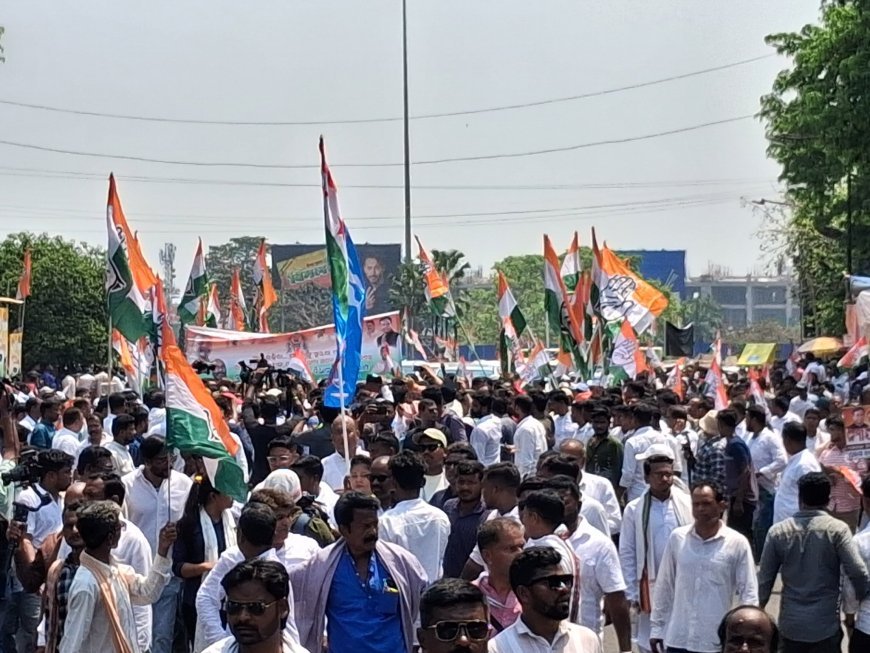 ରାମ ମନ୍ଦିର ପାଖରୁ ଆରମ୍ଭ ହେଲା କଂଗ୍ରେସର ପଦଯାତ୍ରା