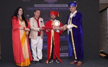 ଯୁବ ମିଡ଼ିଆ ପ୍ଲାନର ଭରତଙ୍କୁ ସମ୍ମାନଜନକ ଡକ୍ଟରେଟ୍ ଉପାଧି