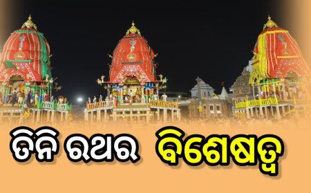 ତିନି ରଥରେ କ’ଣ ରହିଛି ବିଶେଷତ୍ବ ,  ଆସନ୍ତୁ ଜାଣିବା …