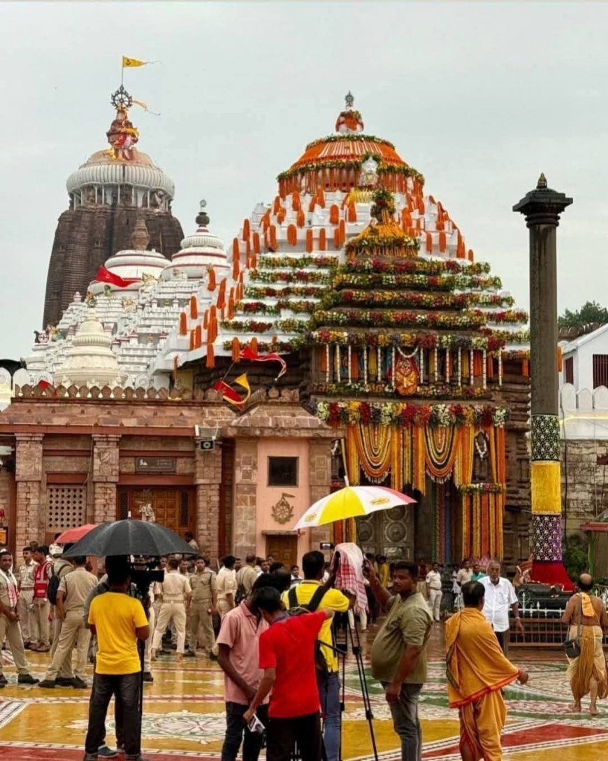 ତିନି ଠାକୁରଙ୍କ ପହଣ୍ଡି ବେଳର ଅପୂର୍ବ ଦୃଶ୍ୟ...
