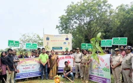 "ଏକ ପେଡ଼, ମାଆ କେ ନାମ"  କାର୍ଯ୍ୟକ୍ରମ ଅନୁଷ୍ଠିତ ; ସବୁଜିମା ଭରା ଓଡ଼ିଶା ଗଠନ ହିଁ' ମୂଳ ଲକ୍ଷ୍ୟ