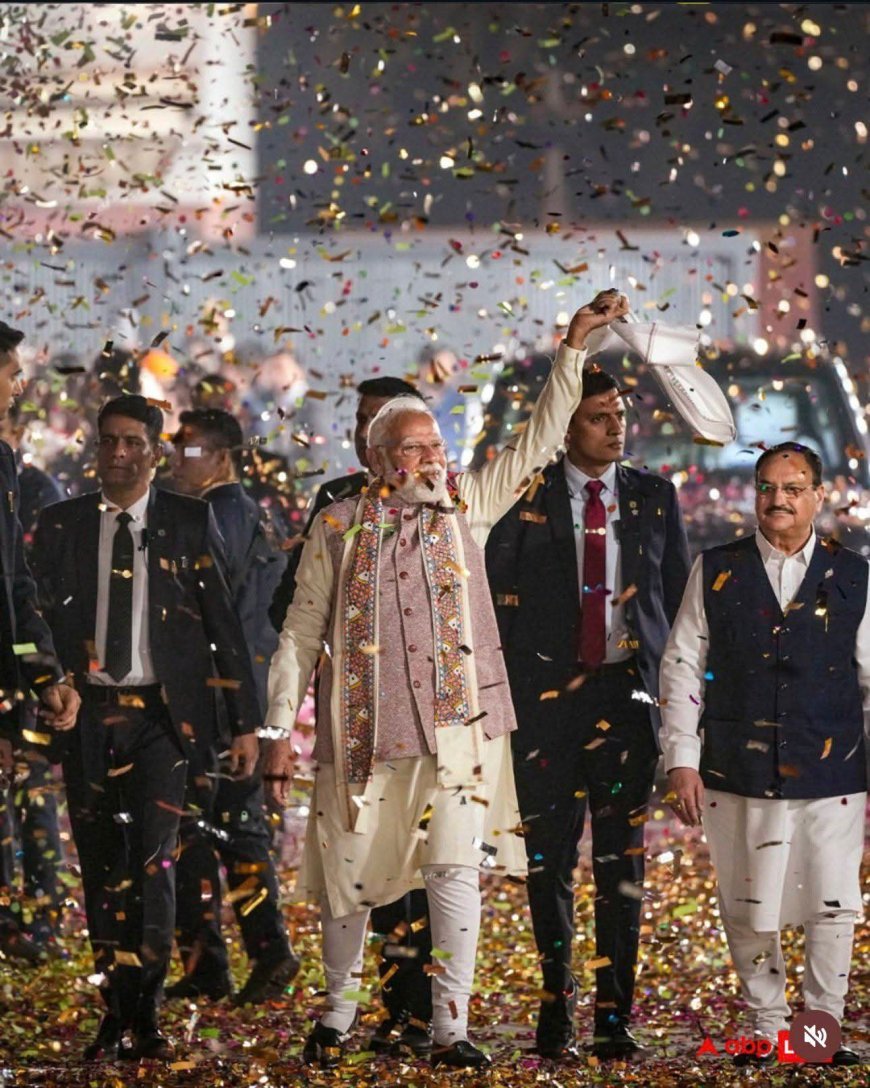 ଗାମୁଛା ହଲାଇ ବିହାର ବିଜୟର ସେଲିବ୍ରେସନ୍ କଲେ ମୋଦୀ