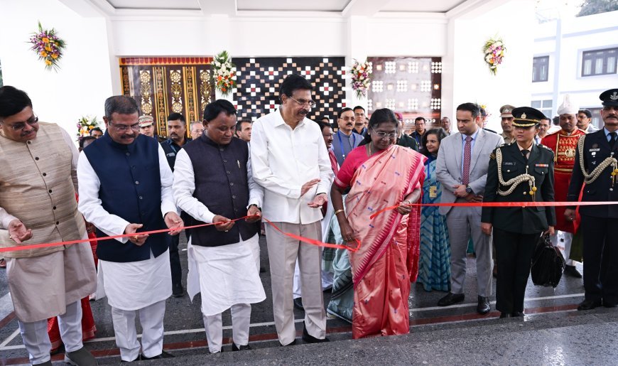 ରାଜଭବନରେ ନବନିର୍ମିତ କଳିଙ୍ଗ ଅତିଥି ନିବାସର ଉଦଘାଟନ କଲେ ମହାମହିମ