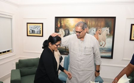 ଉପମୁଖ୍ୟମନ୍ତ୍ରୀ କନକ ବର୍ଦ୍ଧନଙ୍କ ଆଶୀର୍ବାଦ ନେଲେ ଉପମୁଖ୍ୟମନ୍ତ୍ରୀ ପ୍ରଭାତି ପରିଡ଼ା