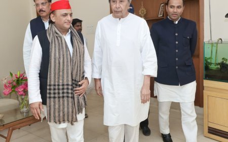 ନବୀନ ପଟ୍ଟନାୟକଙ୍କୁ ଭେଟିଲେ ଅଖିଳେଶ ଯାଦବ