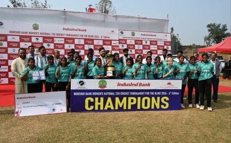 ମହିଳା ଦୃଷ୍ଟିବାଧିତ ବିଜେତା ଦଳକୁ ଶୁଭେଚ୍ଛା ଜଣାଇଲେ ଡଃ ତିରୁପତି ପାଣିଗ୍ରାହୀ