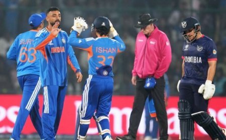 ଟି-୨୦ ବିଶ୍ୱକପ୍ ; ନାମବିୟାକୁ ହରାଇଲା ଭାରତ