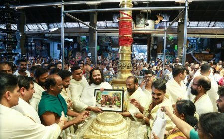 କେରଳର ମନ୍ଦିର ଏବଂ ହାତୀ କଲ୍ୟାଣ ପାଇଁ ୧୮କୋଟି ଟଙ୍କା ଦାନ କଲେ ଅନନ୍ତ ଅମ୍ବାନୀ