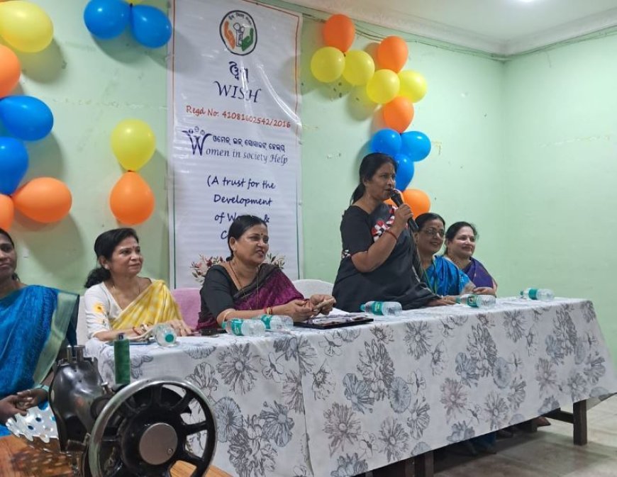 ୱିଶ୍ ସାମାଜିକ ସେବା ଅନୁଷ୍ଠାନ ତରଫରୁ ସିଲେଇ ମେସିନ ବଣ୍ଟନ