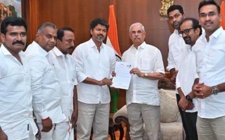 तमिलनाडु की सियासत में नया ट्विस्ट, TVK चीफ विजय को राज्यपाल से नहीं मिली सरकार बनाने की इजाजत